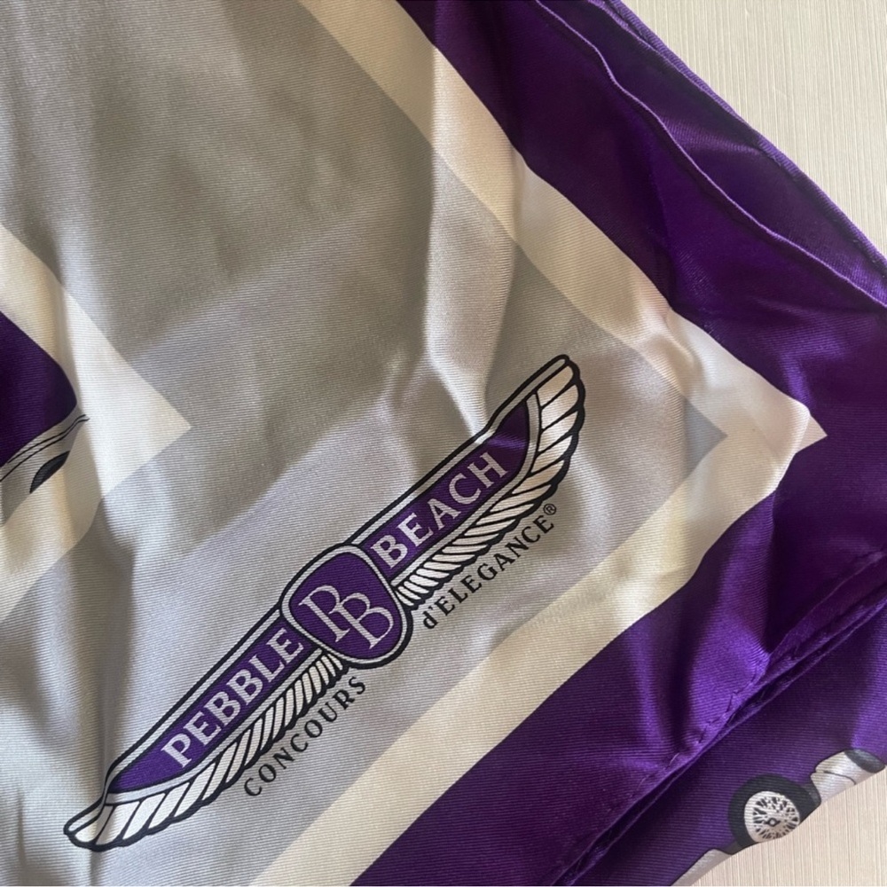 2017 Pebble Beach Rolex silk scarf from Concours D’elegance